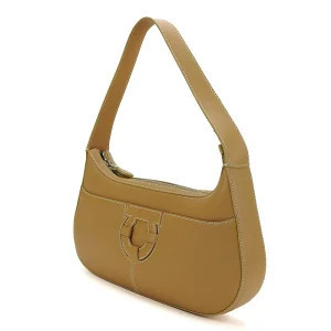Salvatore Ferragamo Camel Tan Shoulder Bag Brown Shoulder Gancini Hobo One